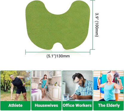 Knee Pain Relief Patches Wormwood Kit Quick Relief of Pains for Knee, Back, Neck, Shoulder, Waist (Pack of 10)