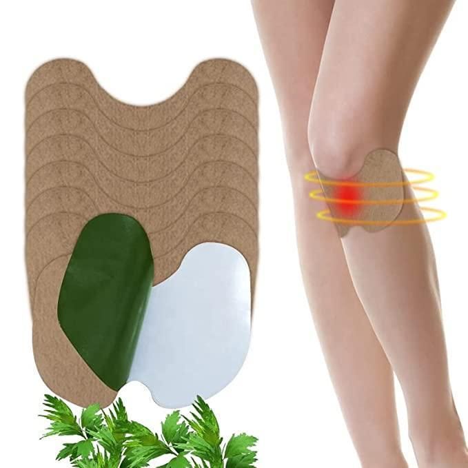Knee Pain Relief Patches Wormwood Kit Quick Relief of Pains for Knee, Back, Neck, Shoulder, Waist (Pack of 10)